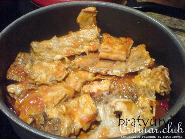 Рагу свиное. Благодаря соусу, очень вкусное блюдо. Более чем бюджетный рецепт