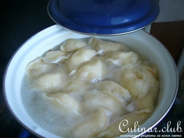 Вареники с ежевикой ,картошкой (3 вида начинки)