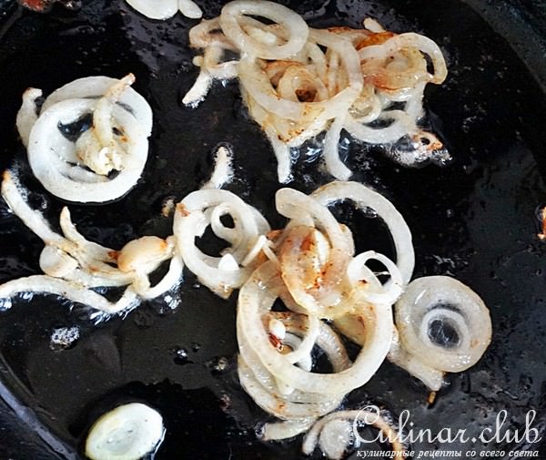 Пшённые хлопья с беконом и тыквой.
