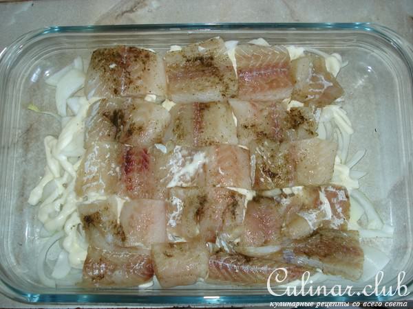 Рыба с беконом