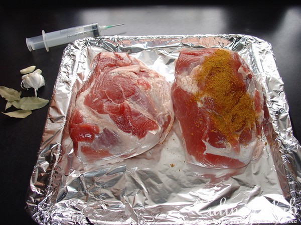 Маринованная свининина .