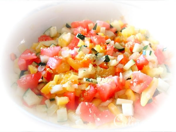 Перловая каша с овощами.