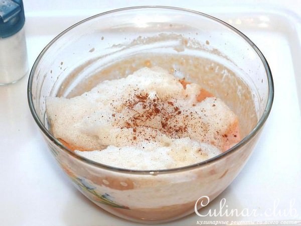 суфле из сока "Томато Густо" с макаронами