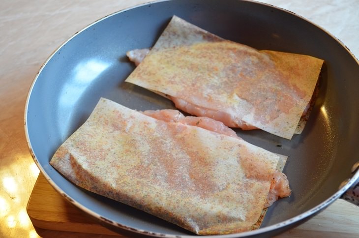 Нежная курочка с овощным гарниром