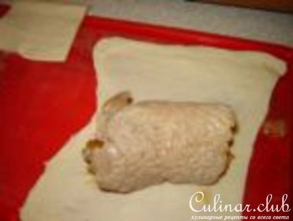 Свинина с курагой в тесте
