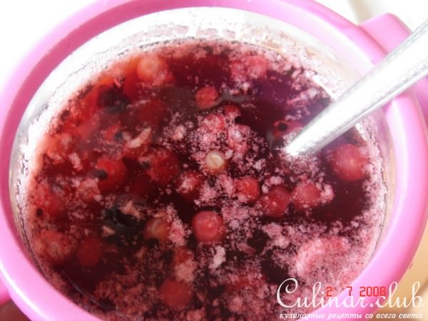 Мясо тушеное с 3мя видами смородины