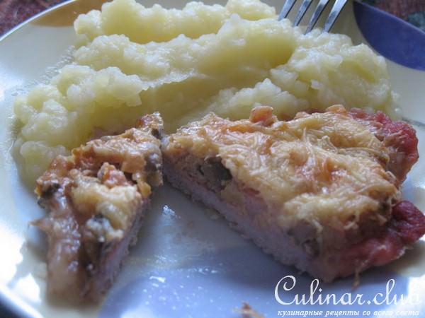 Мясо под нежной шубкой