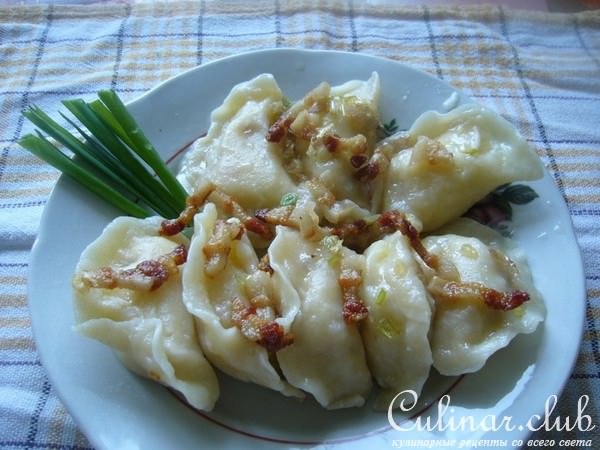 Вареники с ежевикой ,картошкой (3 вида начинки)