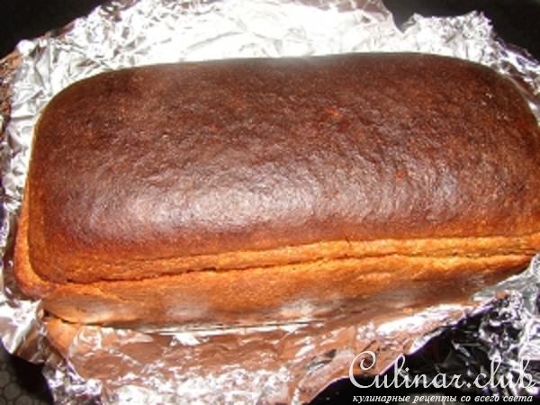 Свинина, запечённая в чёрном хлебе