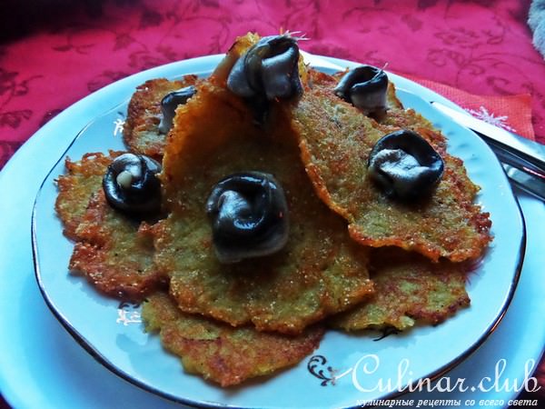 Драники с килечкой