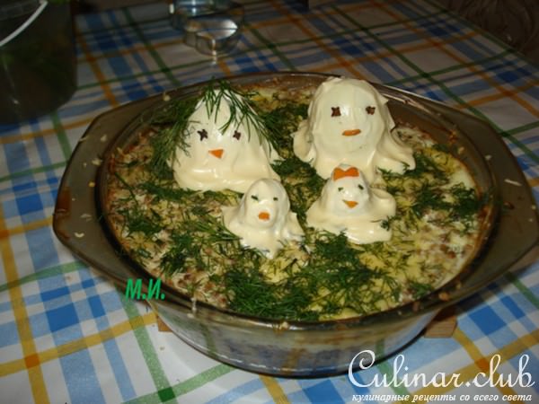 Запеканка "Семейство касперов"