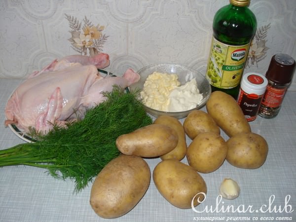 Курица с картошкой