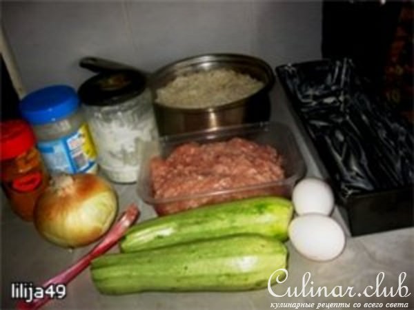 запеканка из риса и курицы