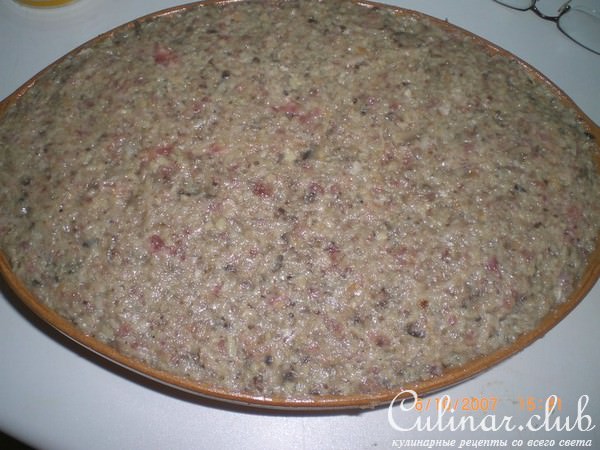 Запеканка из фарша с Rosenkohl (брюссельской капустой)