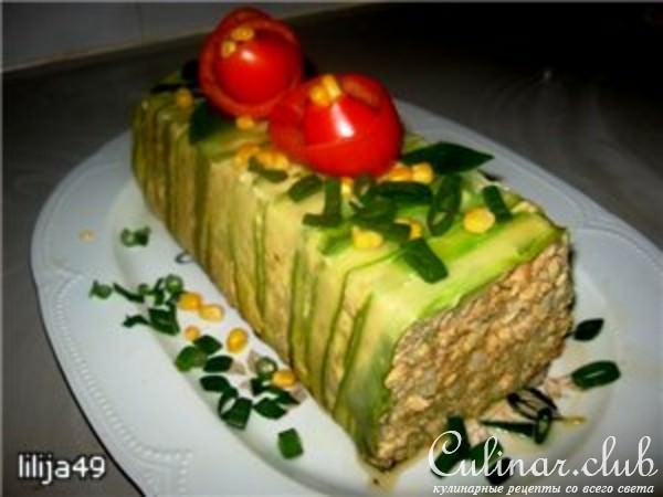 запеканка из риса и курицы