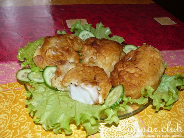 морской окунь в пиве