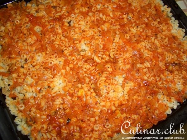 Запеканка из макарон со свининой