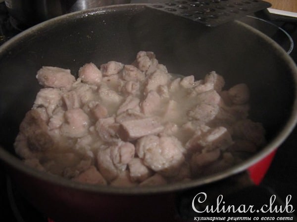Куринное филе в сливках