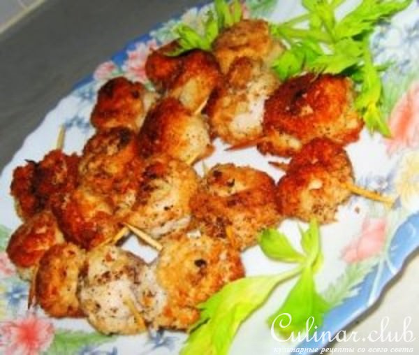 Рулетики из куриной грудки