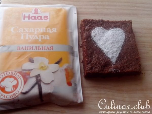 Шоколадное пирожное