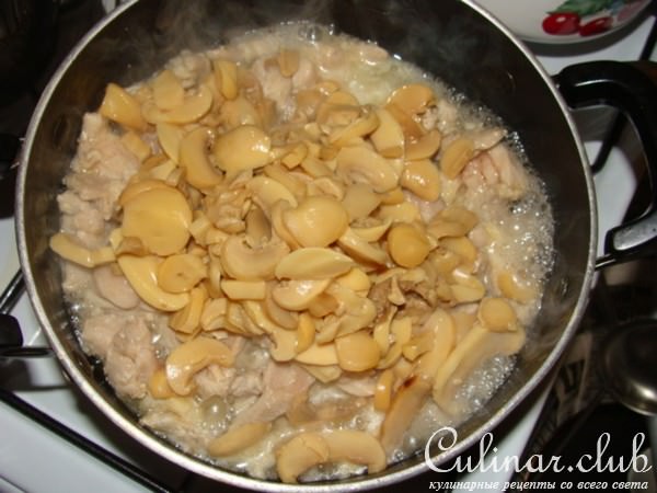 Курица с грибами ( вариант)