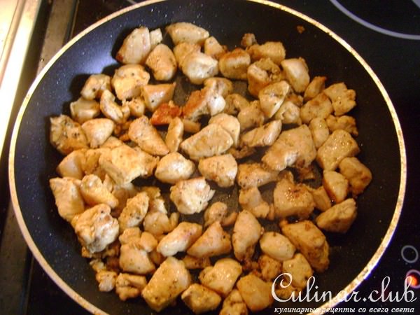 Рис с тушеной курочкой