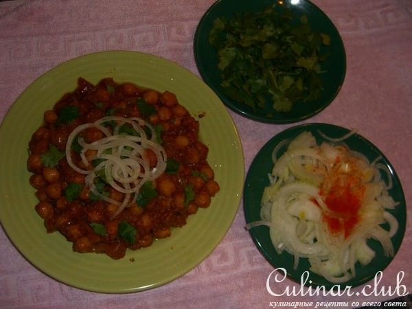 Карри с горохом