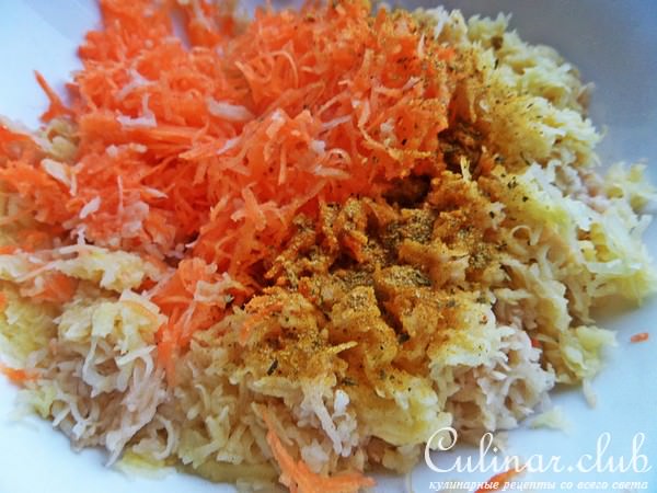 Драники с килечкой