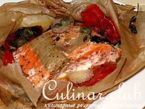   en papillote ( )