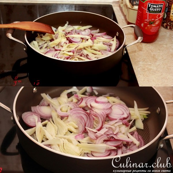 Курица в южно-итальянском стиле с отварным картофелем