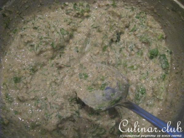 Запечённый лук с орехами