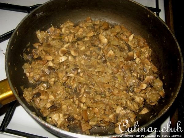 Запеканка из рыбы и грибов