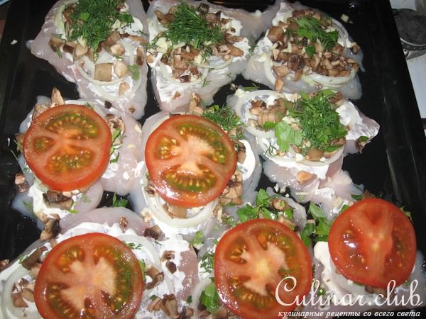 Мое мясо *по-французки* из куриного филе (вариант)