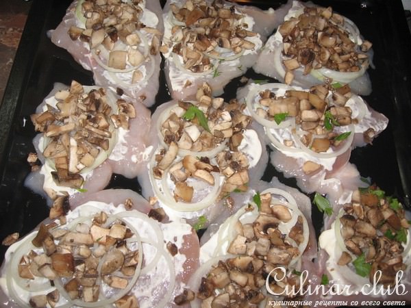 Мое мясо *по-французки* из куриного филе (вариант)