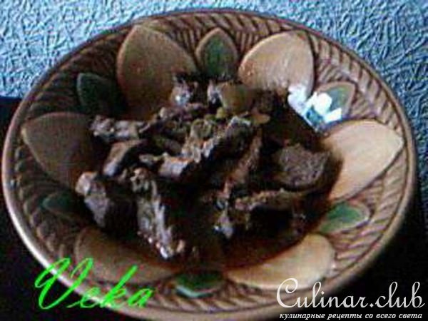 Мясо тушеное
