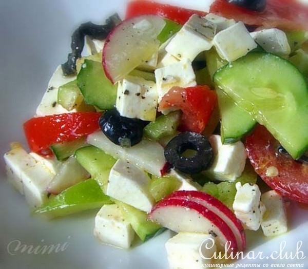 яичница с салатом :) (конкурсный рецепт)