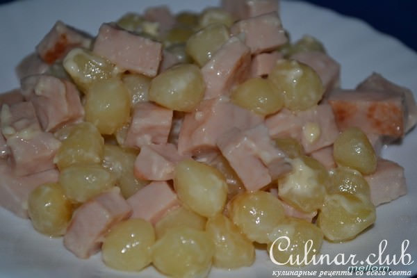 Картофельные ньокки с ветчиной и сыром