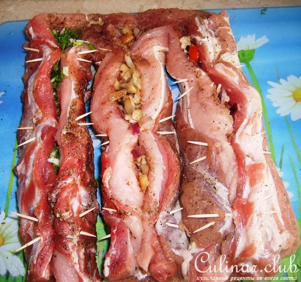 Рулет мясной сложносочиненный
