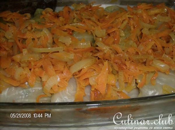 Голубцы с перловкой и сыром