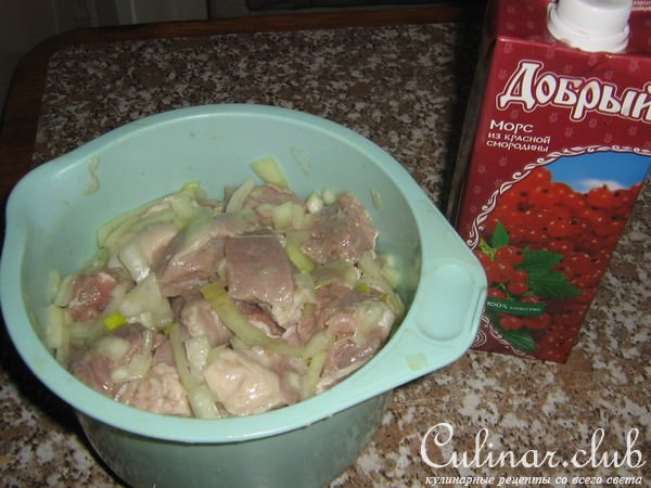 Мясо по-гречески