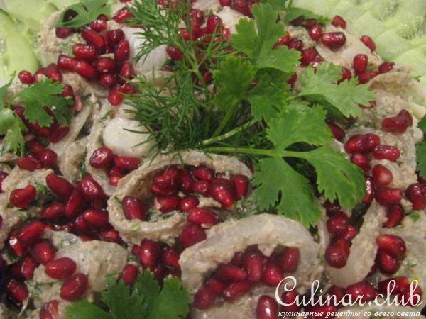 Запечённый лук с орехами