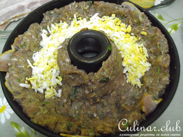 "ПРАЗДНИЧНЫЙ ВЕНОК"-мясной рулет