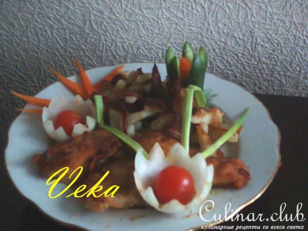Морской язык жареный