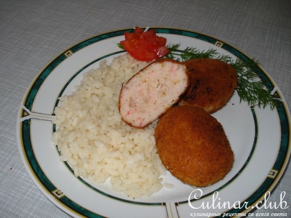 Рыбные котлеты " РЫБКА "