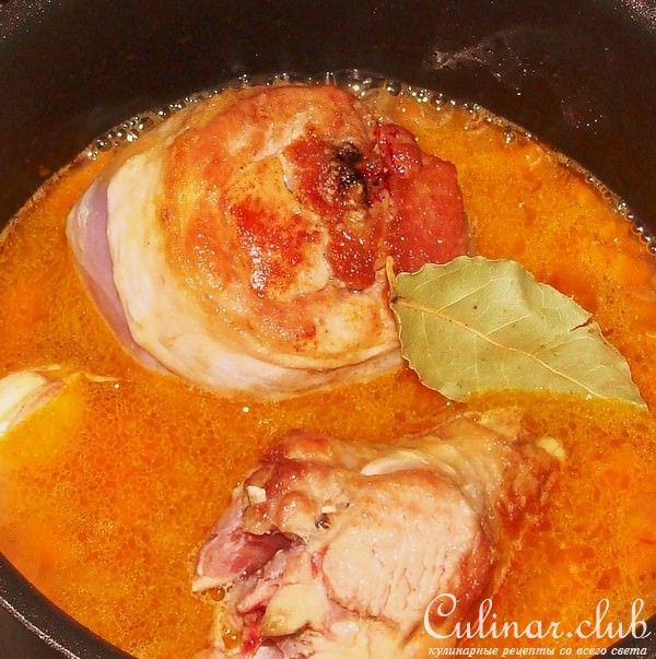 ИНДЕЙКА ТУШЁНАЯ С АРТИШОКАМИ..