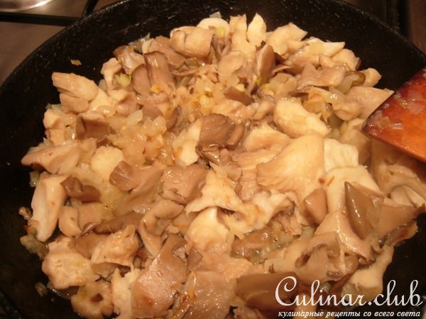 каша овсяная с курицей и грибами