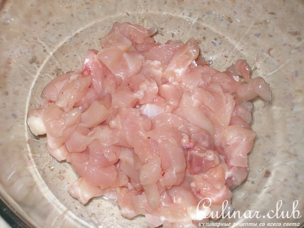 Курица фаршированная грибочками и сыром (без костей)Вариант