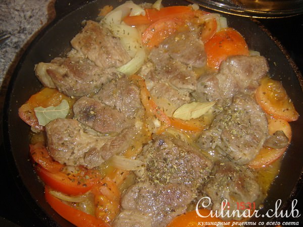 Свинина маринованная в орегано