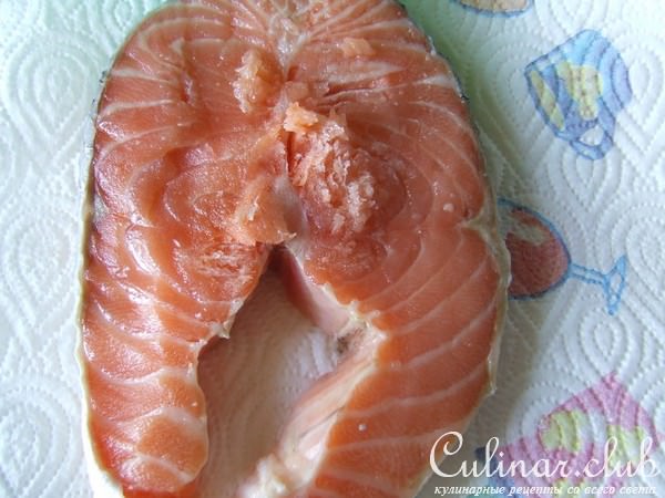 стейки форели с сырным соусом