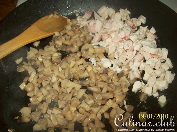 Зразы с курицей и грибами